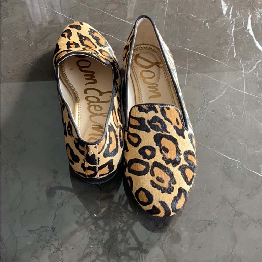 Sam Edelman size 8 leopard loafers, great cond!